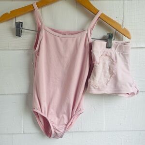 Ballet Pink Leotard and Shorts